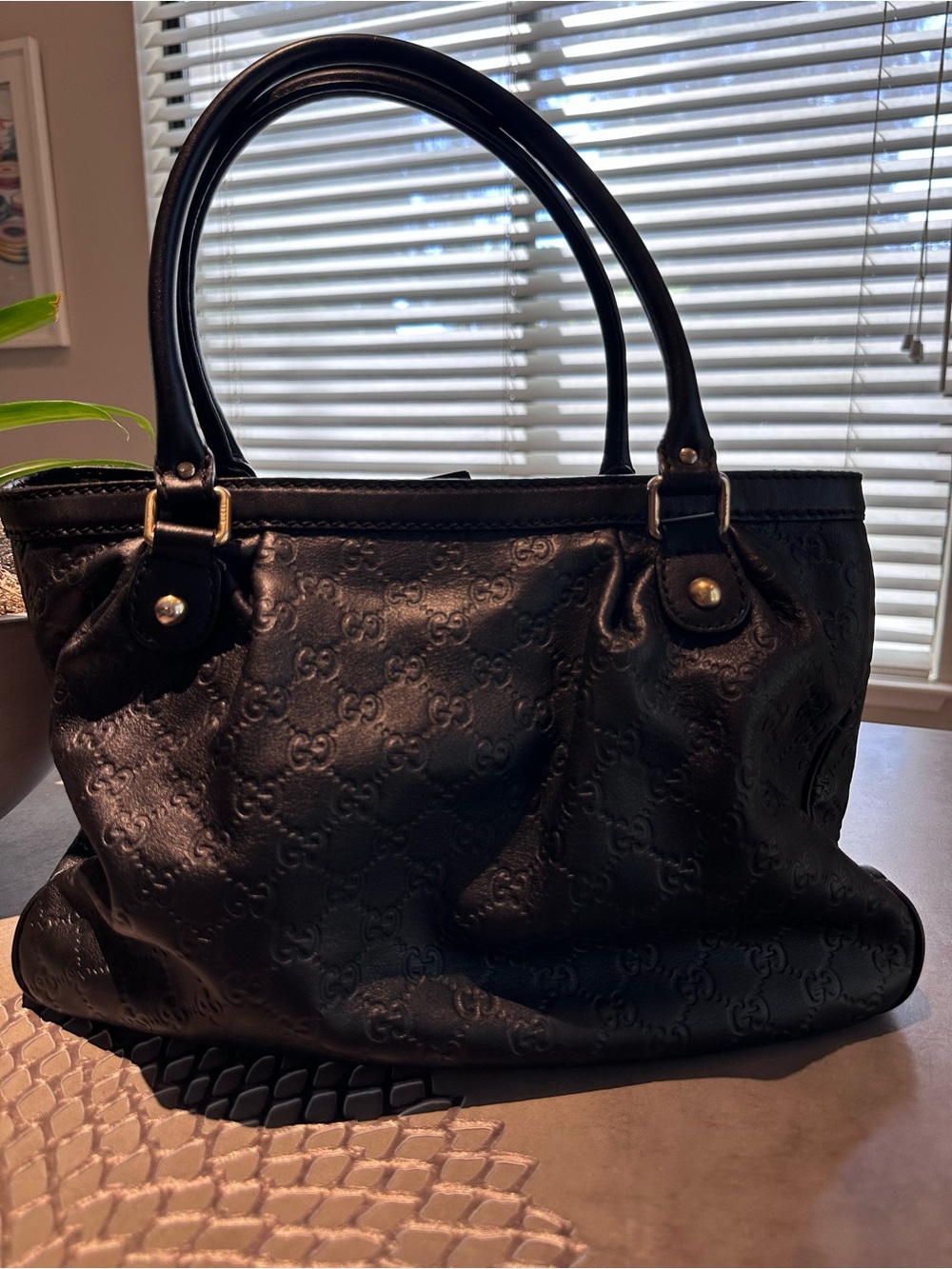 GUCCI Guccissima Sukey Tote Bag